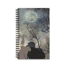 Load image into Gallery viewer, The Wanderer 5x8 Spiral Bound Journal, Diary, Notebook, Available in Dot Grid, Lined, Blank, Task
