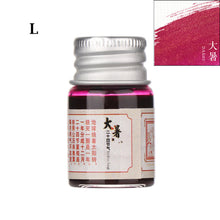 Load image into Gallery viewer, 5ml 24 Glitter Powder Colored Ink Calligraphy Writing Feather Fountain Pen Ink
