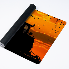 Load image into Gallery viewer, Long Day in The Tractor Custom Rectangular Non-slip Mouse Pad 16&quot; x 35&quot;
