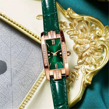 Load image into Gallery viewer, Fashion Award High Quality Retro Vintage Emeral Green or Red Leather Wristband
