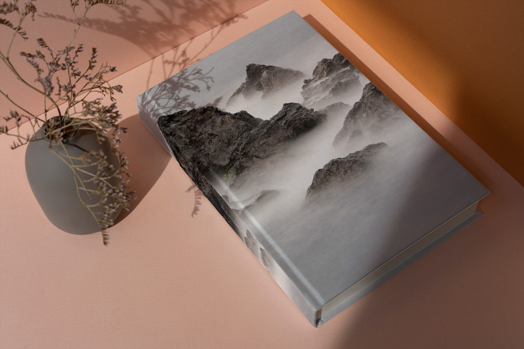 Foggy Mountain 6x9 Hardcover Blank NoteBook