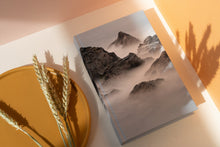 Load image into Gallery viewer, Foggy Mountain 6x9 Hardcover Blank NoteBook
