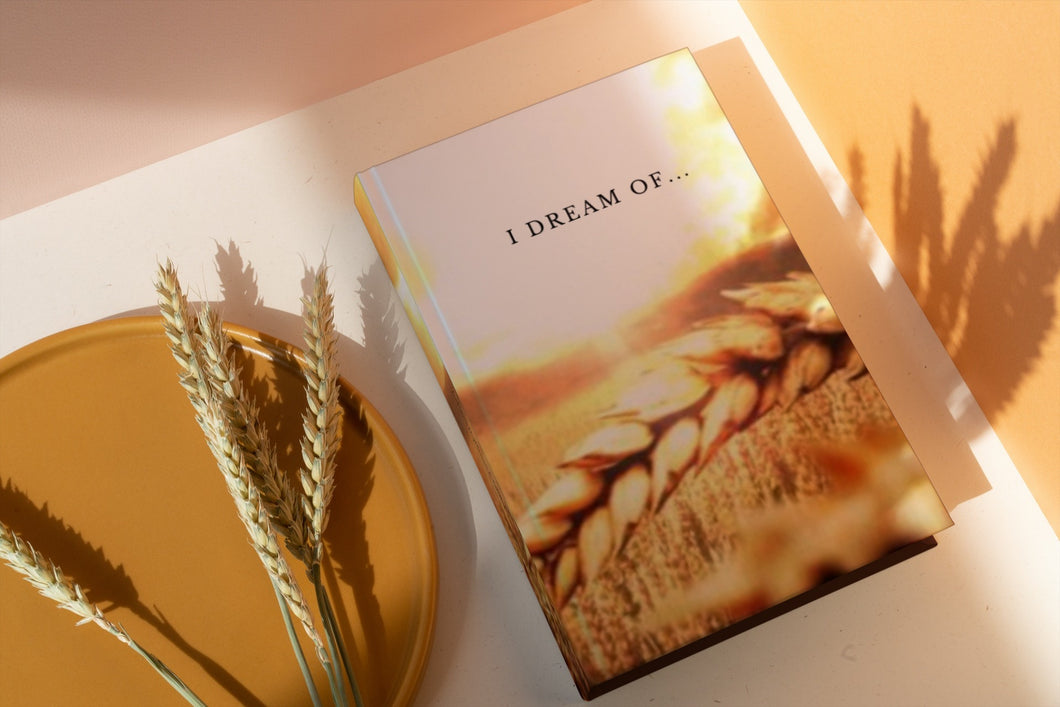 Golden Harvest 6x9 Hardcover Lined NoteBook