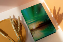 Load image into Gallery viewer, Green Sunrise 6x9 Hardcover Blank NoteBook
