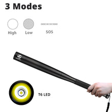 Load image into Gallery viewer, Baseball Bat LED Flashlight T6 LED torch super bright baton for Emergency and For self-defense,outdoor lighting
