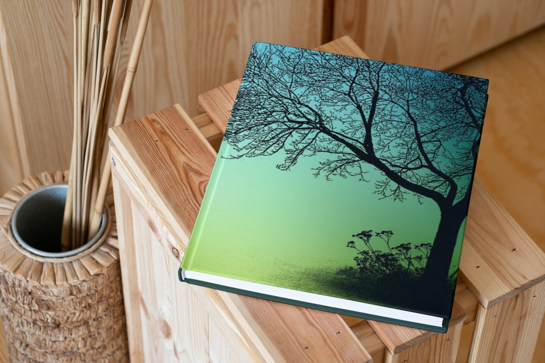 Mystic Fog 8.5x11 Lined Hardcover Notebook