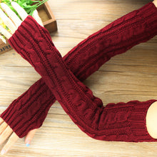 Load image into Gallery viewer, Cozy Crochet Knit Wrist Warmer Arm Sleeves Choice of 7 Colors
