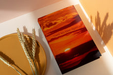 Load image into Gallery viewer, Red Sun 6x9 Hardcover Blank NoteBook
