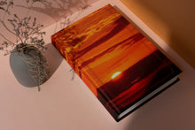 Load image into Gallery viewer, Red Sun 6x9 Hardcover Lined NoteBook
