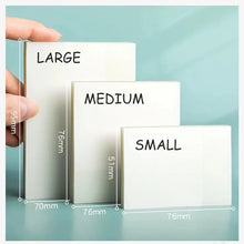 Load image into Gallery viewer, Transparent Post it Sticky Note Pads Notepads Journal School Stationery Office Supplies
