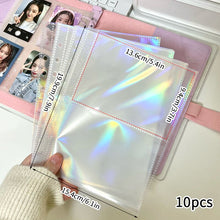 Load image into Gallery viewer, A5 Mini Binder Heart Design and Photocards Photo Protector Sleeves of Numerous Sizes (sold separately) Collections Polaroid Album Scrapbook Card Binder
