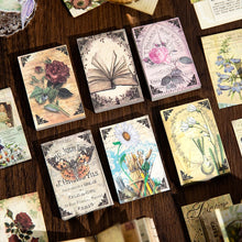 Load image into Gallery viewer, 60 sheets Double-side Printed Vintage Material Paper Creative Flower Natural Plants Decorative Scrapbooking Journaling
