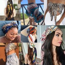 Load image into Gallery viewer, Silk Hair Scarf Scarftop Women Summer Satin Headscarf Foulard Bandana Cheveux Soft Neckerchief Hijab For Ladies
