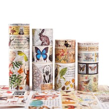Load image into Gallery viewer, Beautiful Rolls Multiple Size Washi Tapes Set Cute Korean Stationery Designer Stationery Decorative Supplies Art Scrapbooking Junk Journaling
