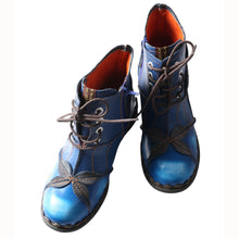 Load image into Gallery viewer, TMA EYES Brand Washed Leather Oxford Women&#39;s Boots Mother Shoes
