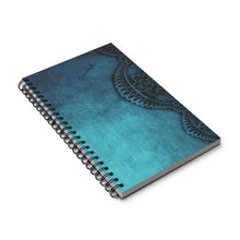 Load image into Gallery viewer, Turquoise Design 5x8 Spiral Bound Journal, Diary, Notebook, Available in Dot Grid, Lined, Blank, Task
