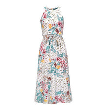 Load image into Gallery viewer, Vintag Floral Sleeveless Long Dress
